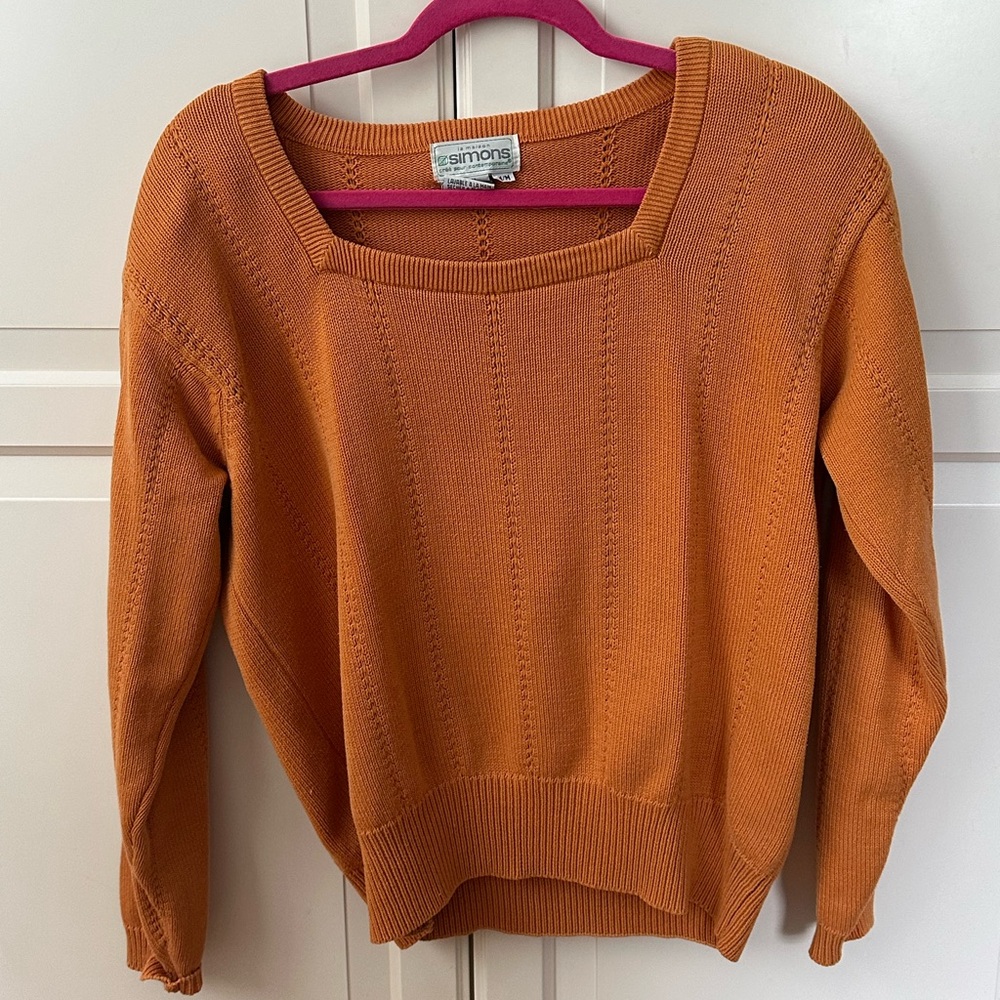VINTAGE Squareneck Sweater
